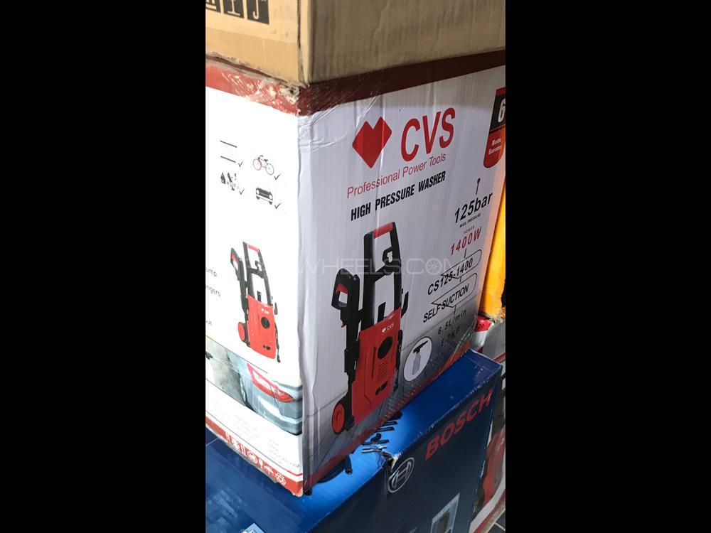 CVS car pressure washer 1400watts 125 max bar with free multi function knife  Image-1