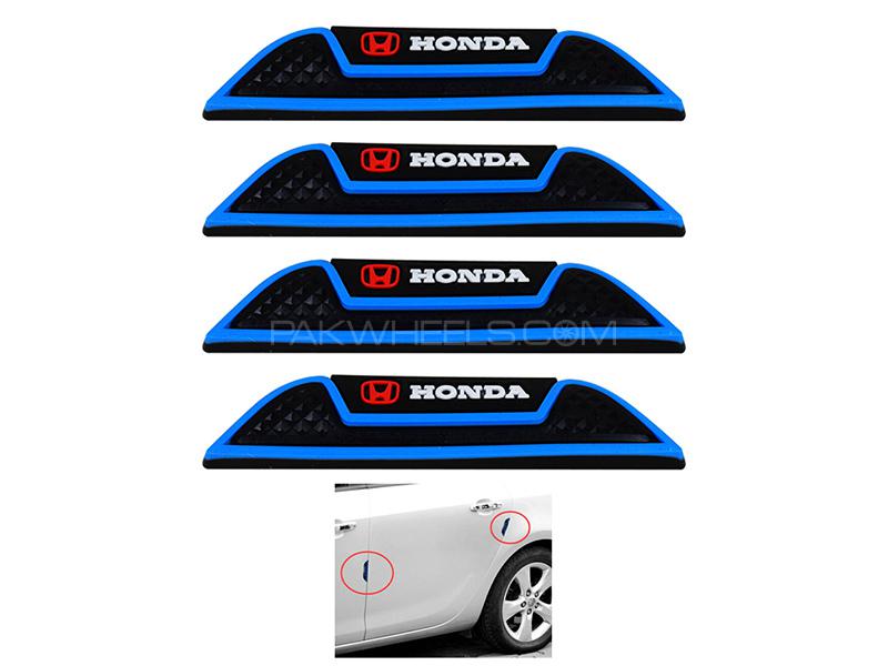 Universal Rubber Door Guard - Honda Logo 2  Image-1