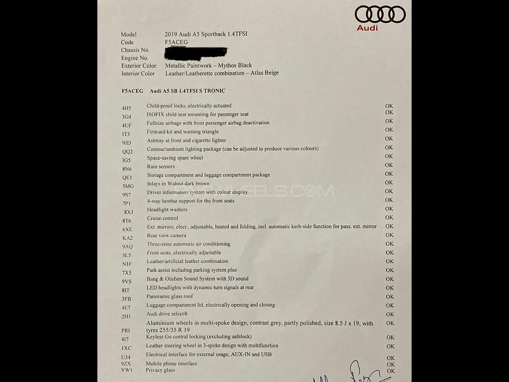 آوڈی اے 5 2019 for Sale in کراچی آوڈی اے 5 2019 for Sale in کراچی Image-20