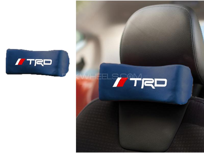 Seat Neck Pillow Cushion TRD Blue for sale in Lahore Image-1