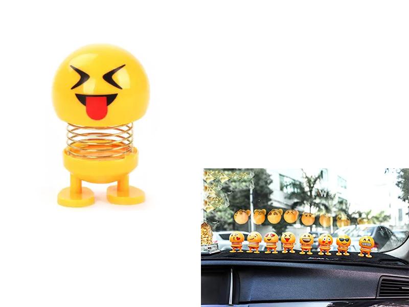 Car Dancing Spring Emoji Toy For Dashboard F3