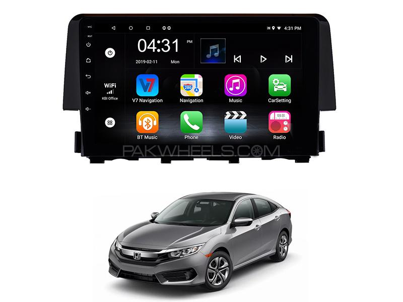 V7 10/11 Inch Android Navigation For Honda Civic 2016-2020 Image-1