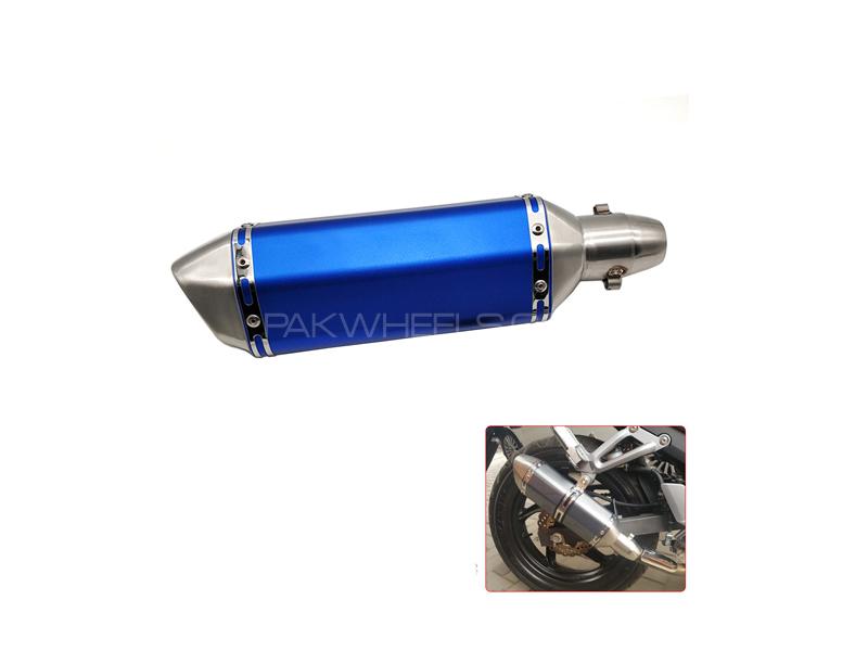 Ackrapovic Exhaust Universal For Bike Blue Image-1