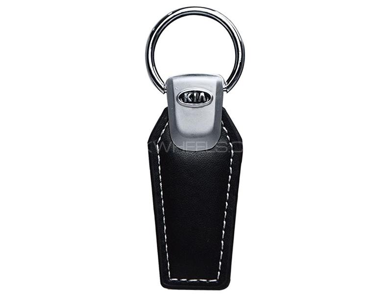 KIA High Quality Leather Keychain Image-1