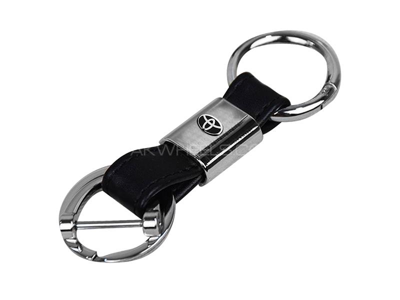 Leather Ring Keychain - Toyota  Image-1