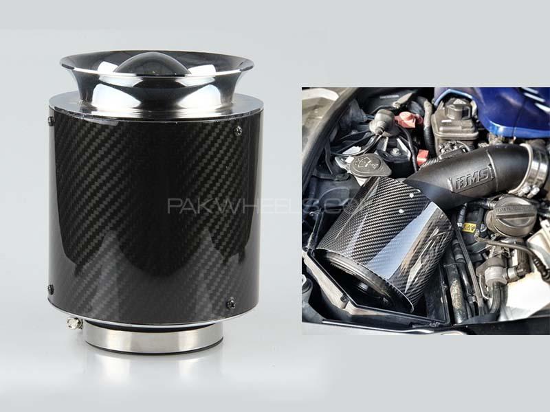 Air Intake Filter With Carbon Fiber Heat Shield Small Image-1