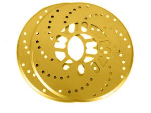 Universal Wheel Disc Brake Cover - Golden  Universal Wheel Disc Brake Cover - Golden
