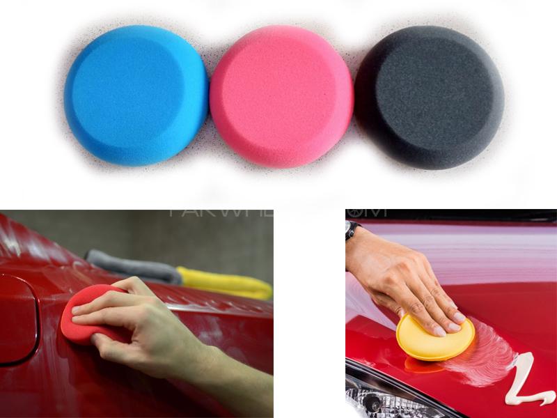 Car Wax Foam Applicator Multipurpose Pads Pack Of 10 Image-1