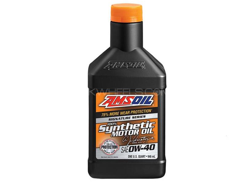 Amsoil Signature Series SN Plus 0W-40 Synthetic Motor Oil - 946ml Image-1