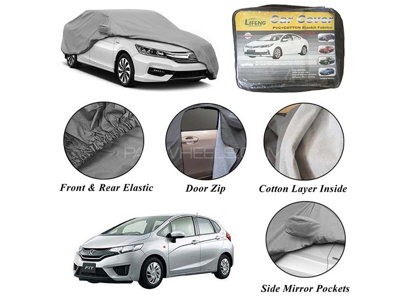 Honda Fit 2013-2020 Non Wooven Inner Cotton Layer Car Top Cover  Image-1