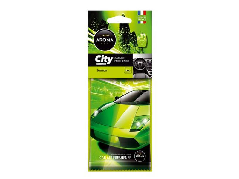 Aroma City Car Hanging Air Fragrance Card Lemon Image-1