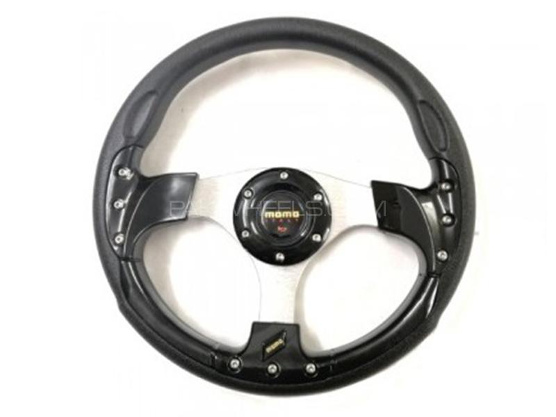 Momo Steering Wheel For Honda - Black for sale in Karachi Image-1