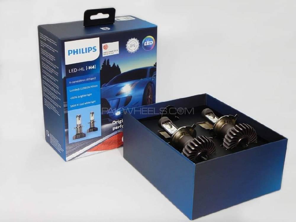 Philips Xtreme ultinon+250% H4,HB3/4,H11 Image-1