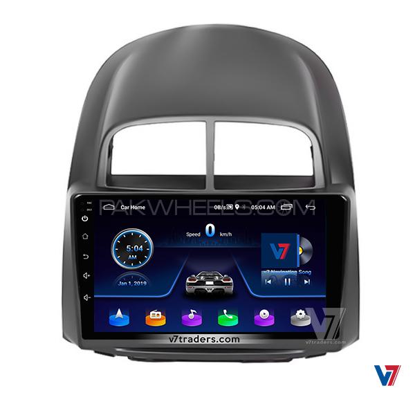 V7 Toyota Passo 2005-10 Android 11 inch LCD Panel DVD Player GPS Navig Image-1