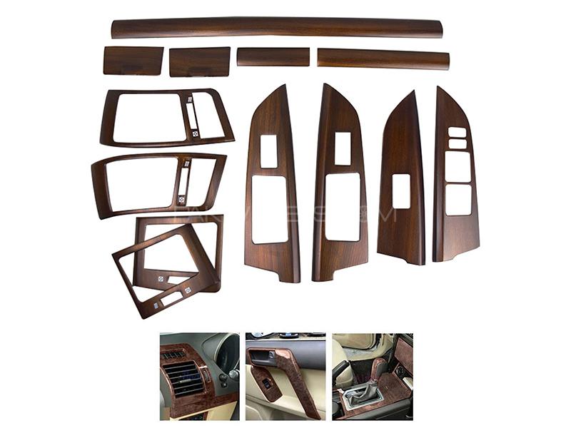 Toyota Land Cruiser 2012 Wooden Panel - Dark Brown Image-1