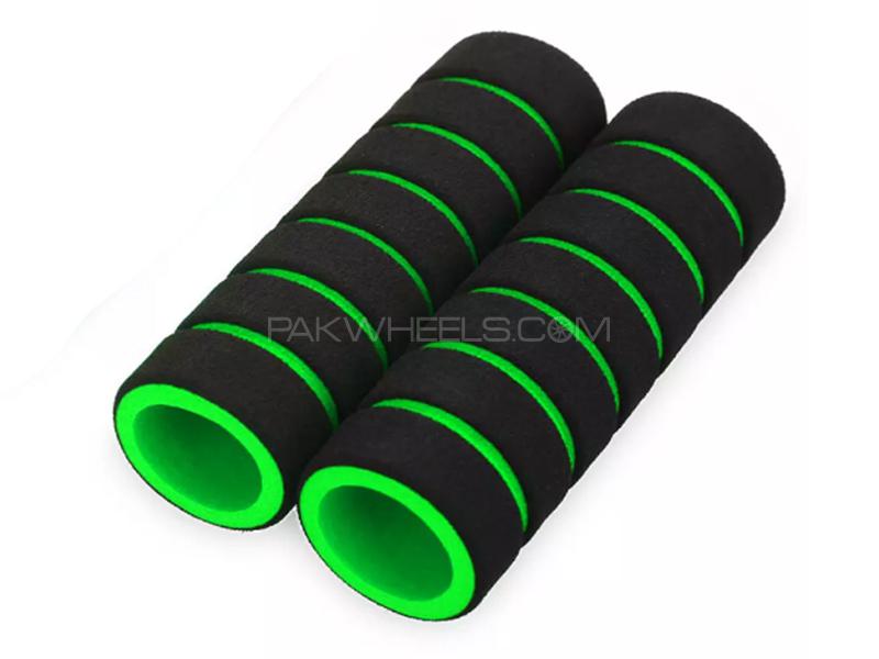 Universal Foam Cover For Handle Grip - Green Image-1