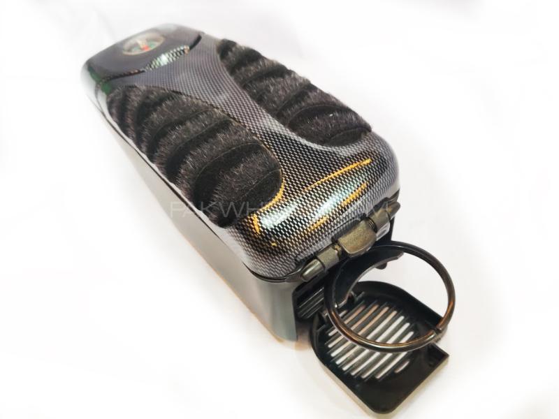 Car Universal Multi Box Arm Rest Carbon Fur D1 Car Universal Multi Box Arm Rest Carbon Fur D1 Image-3