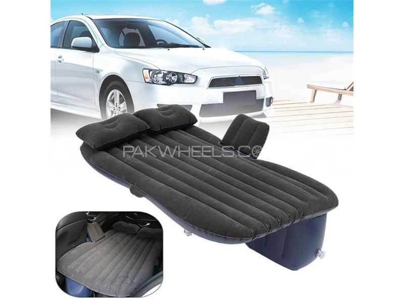 Universal Inflatable Air Bed Mattress - Black  Image-1