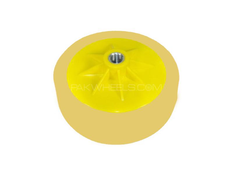 Rotary Polisher Medium Cutting Pad with Fixed Plate 6" Image-1