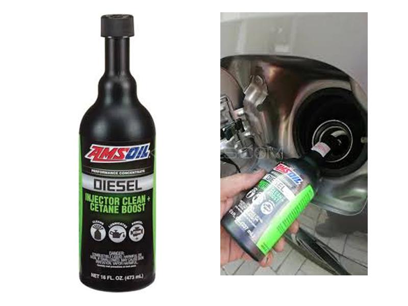 Amsoil Synthetic Diesel Injector Clean And Cetane Boost 473ml Image-1