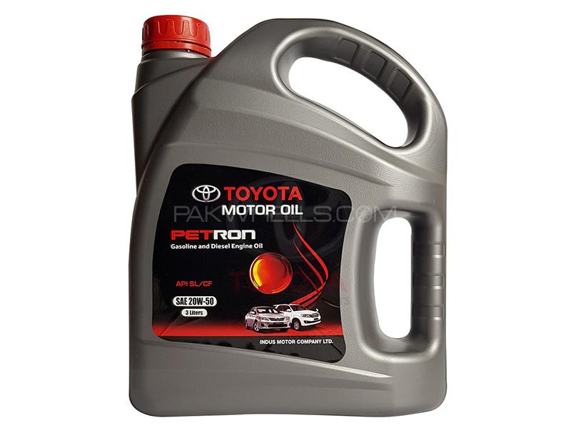 Toyota Petron Engine Oil 20W-50 - 3 Litre Image-1