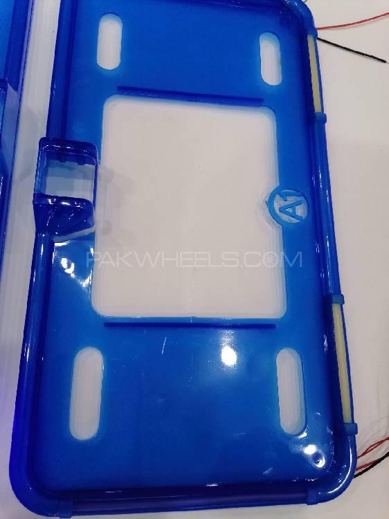 2cs car Neon LED Number Plate Frame With Camera Option 2cs car Neon LED Number Plate Frame With Camera Option Image-6
