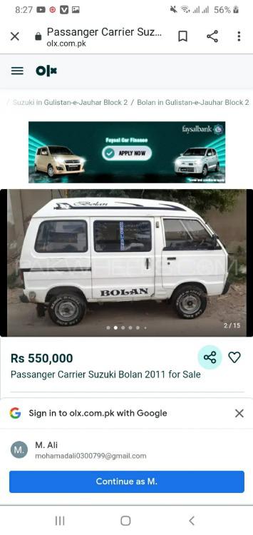 van 2011 olx