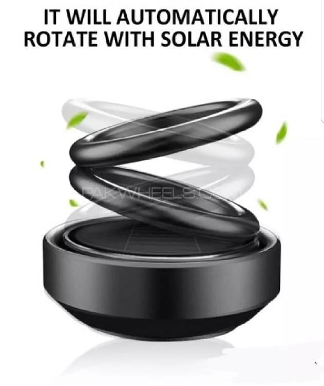 Car Solar Dancing Ring With Perfume Black Color Image-1