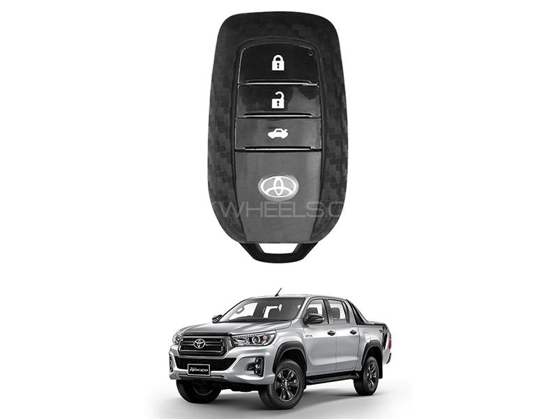 Toyota Hilux Revo 2016-2021 Carbon Key Cover  Image-1