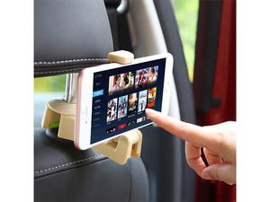 Universal Backseat Mobile And Bag Holder - Beige Universal Backseat Mobile And Bag Holder - Beige