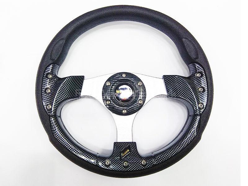 Universal Steering Wheel For All Daihatsu Cars - Carbon Fiber Image-1
