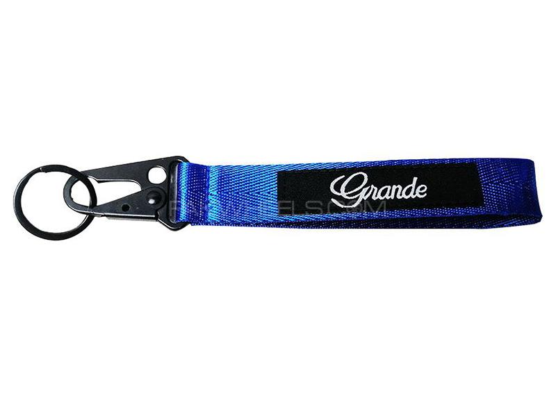 Grande Ribbon Keychain - Blue for sale in Karachi Image-1