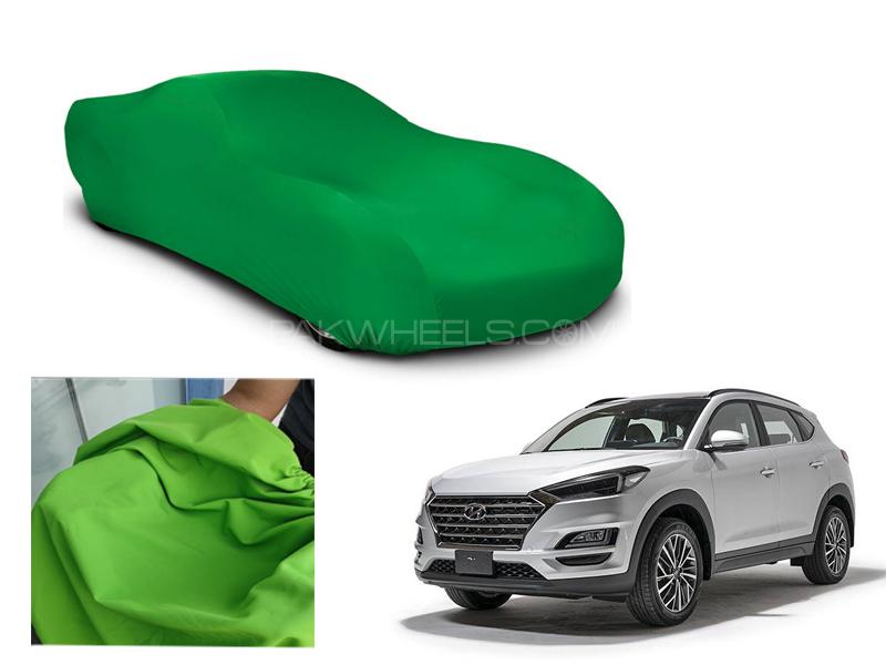 Hyundai Tucson Microfiber Coated Anti Scratch And Anti Swirls Water Resistant Top Cover Image-1