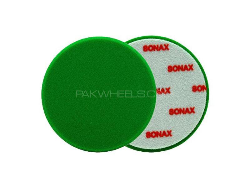 SONAX Foam Pad Medium 160 6Inch Green for sale in Lahore Image-1