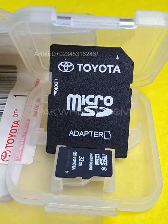 TOYOTA MICRO #NSZA-X64T#NSZN-W64T#NSZT-Y64T#NSZN-Z66T#NSZT-Y66T#NSZT-W66T ORIGNAL MAP SD CARD Image-1