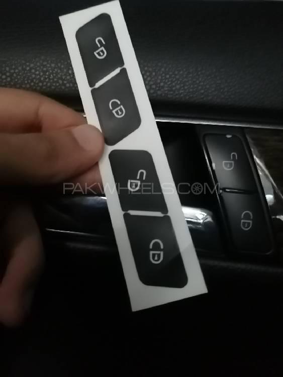 Mercedes Benz W204 C180 C200 C63 E300 E350 Buttons Stickers Image-1
