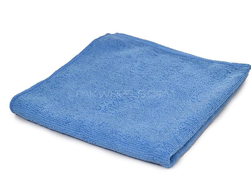Micro Fiber Cloth Blue - Pack Of 1  for sale in Karachi Image-1