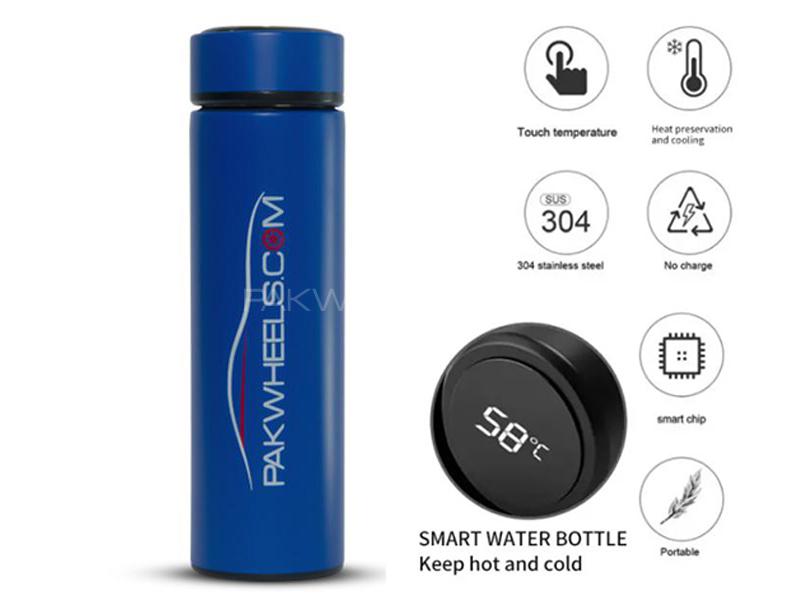PakWheels LED Active Temperature Display Stainless Steel Hot & Cold Flask Bottle - 500ml for sale in Lahore Image-1