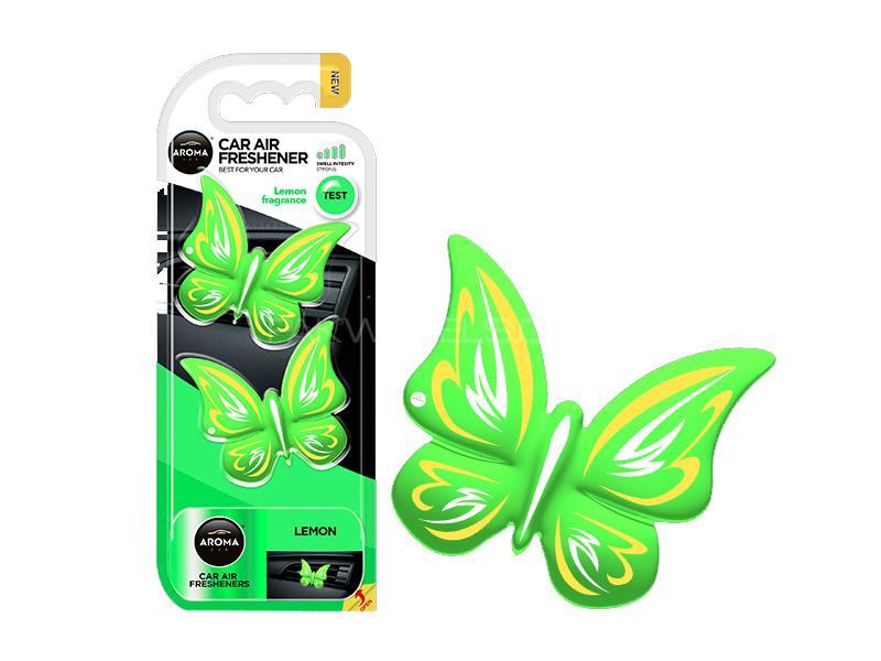 Aroma Polymer Air Freshener Butterfly Lemon Image-1