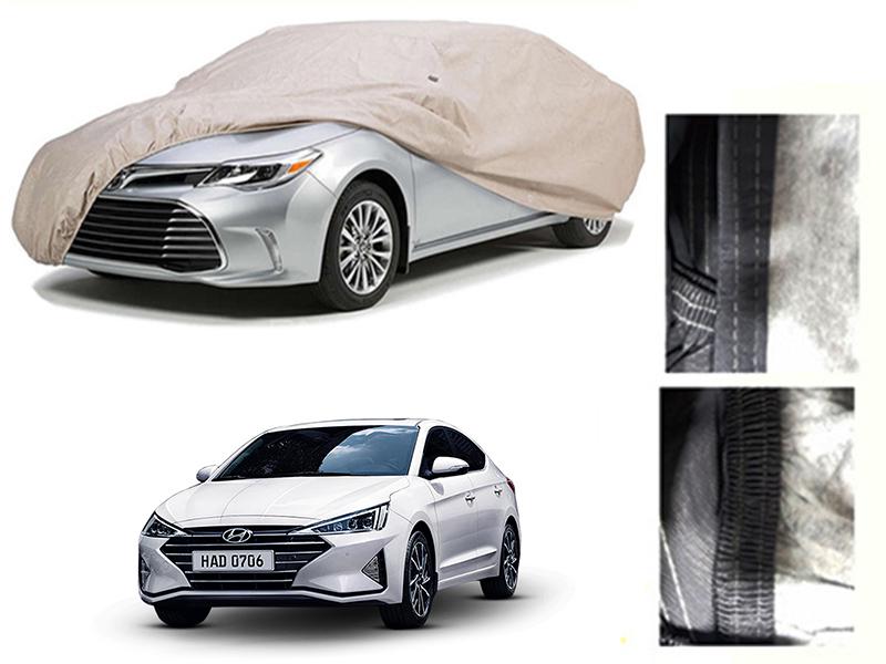 Hyundai Elantra 2021-2023 PVC Cotton Car Top Cover  Image-1
