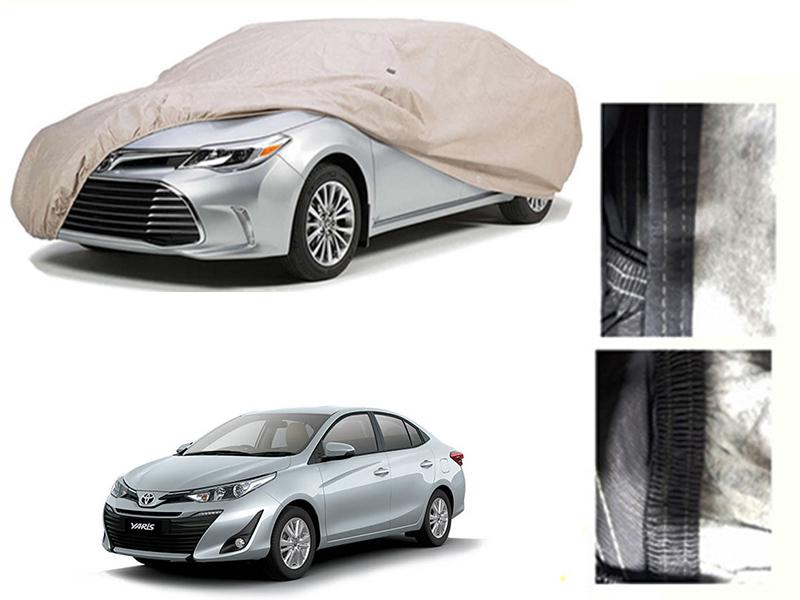 Toyota Yaris 2020-2021 PVC Cotton Car Top Cover  for sale in Karachi Image-1