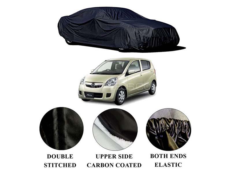 Daihatsu Mira Polymer Carbon Coated Car Top Cover for sale in Karachi Image-1