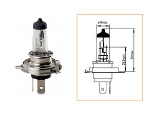 2x H7 Halogen 55W 12V Low/High Beam Headlight/Fog Light Bulbs Amber Clear  4300K