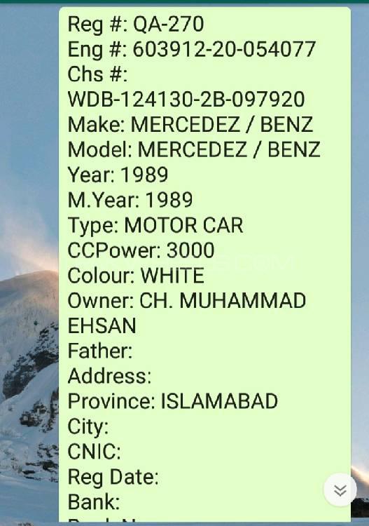 Mercedes Benz 200 D 1989 for Sale in Wah cantt Image-1