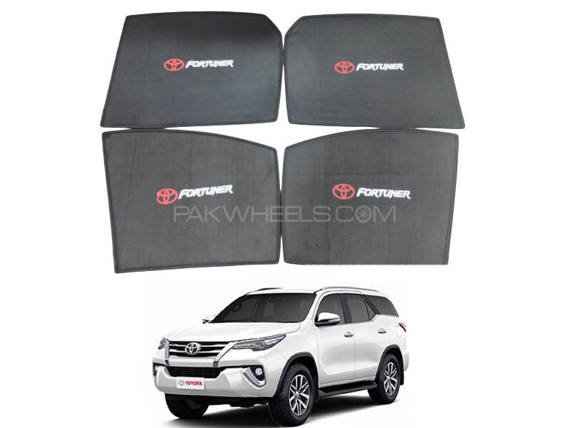 Toyota Fortuner 2016-2021 Foldable Sun Shades With Logo  in Karachi