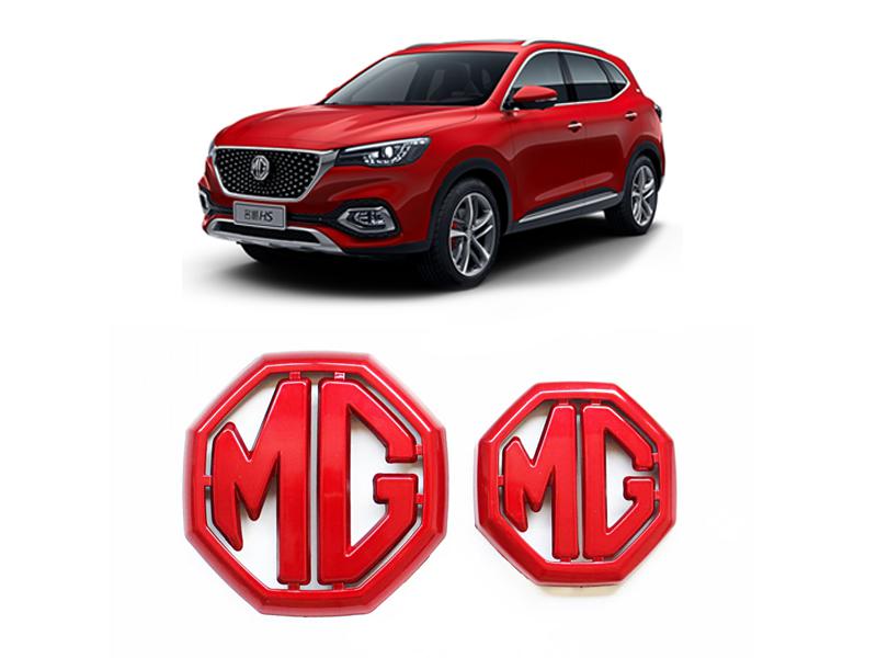 MG HS Red Front And Back Emblem Cover Pack