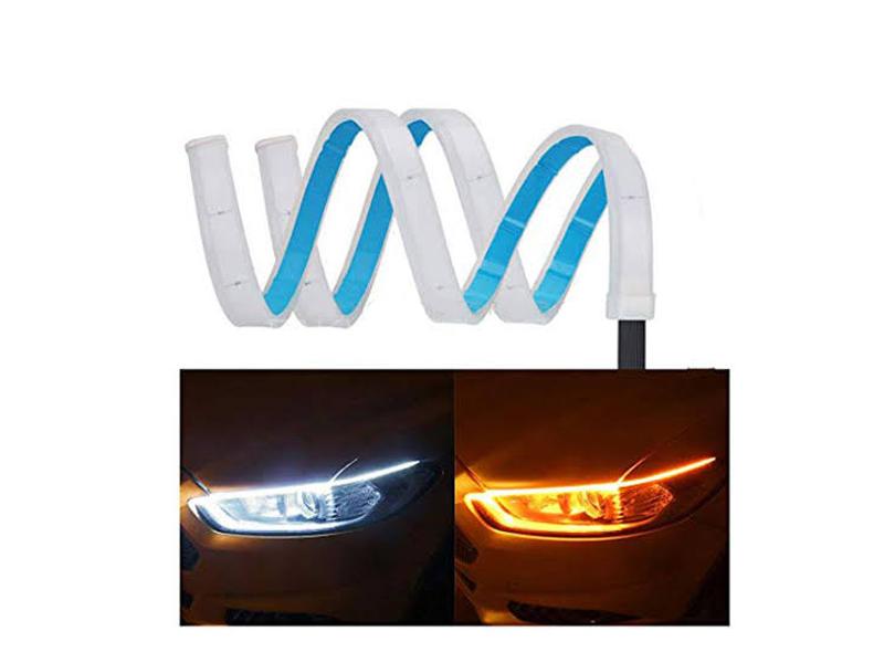 Universal Headlight DRL With Indicator  for sale in Lahore Image-1