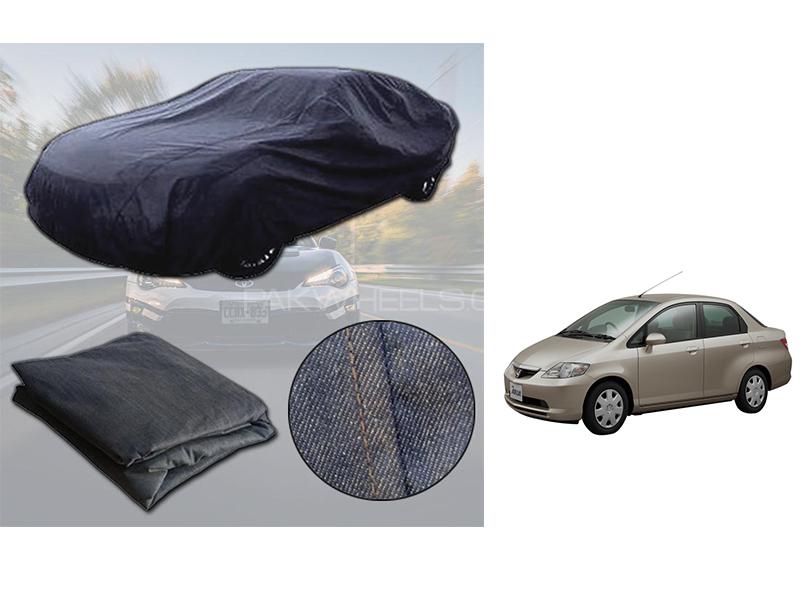 Honda City 2003-2006 Denim Double Stitched Top Cover  Image-1