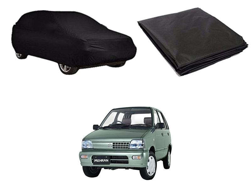 Suzuki Mehran 1988-2019 PVC Water Proof Top Cover - Black  Image-1