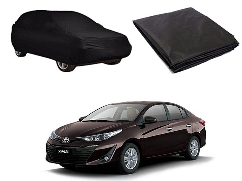 Toyota Yaris 2020-2021 PVC Water Proof Top Cover - Black  Image-1